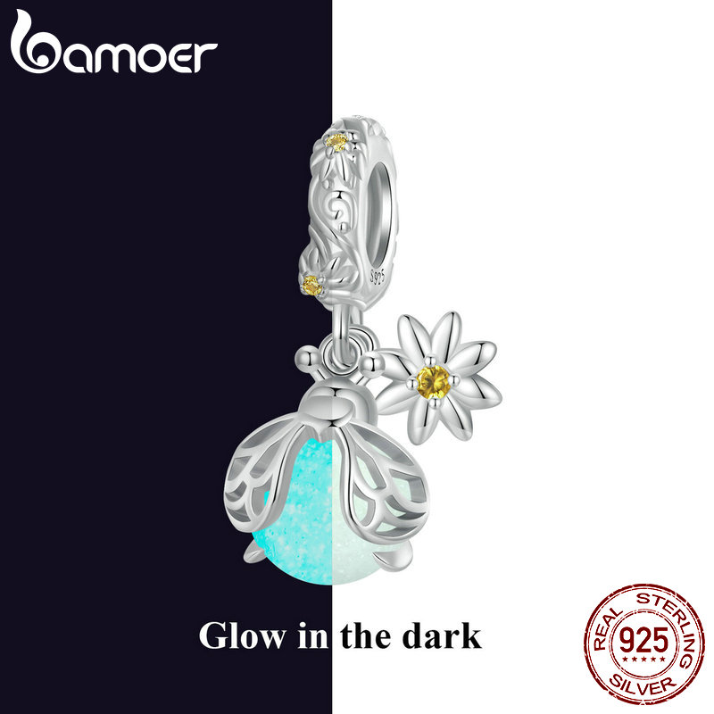 Coordinates Bracelet - Bamoer-Cuentas colgantes de luciérnaga que brillan