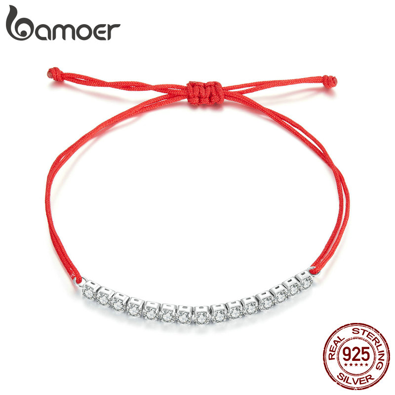 Coordinates Bracelet - BAMOER-pulsera de plata de ley 925