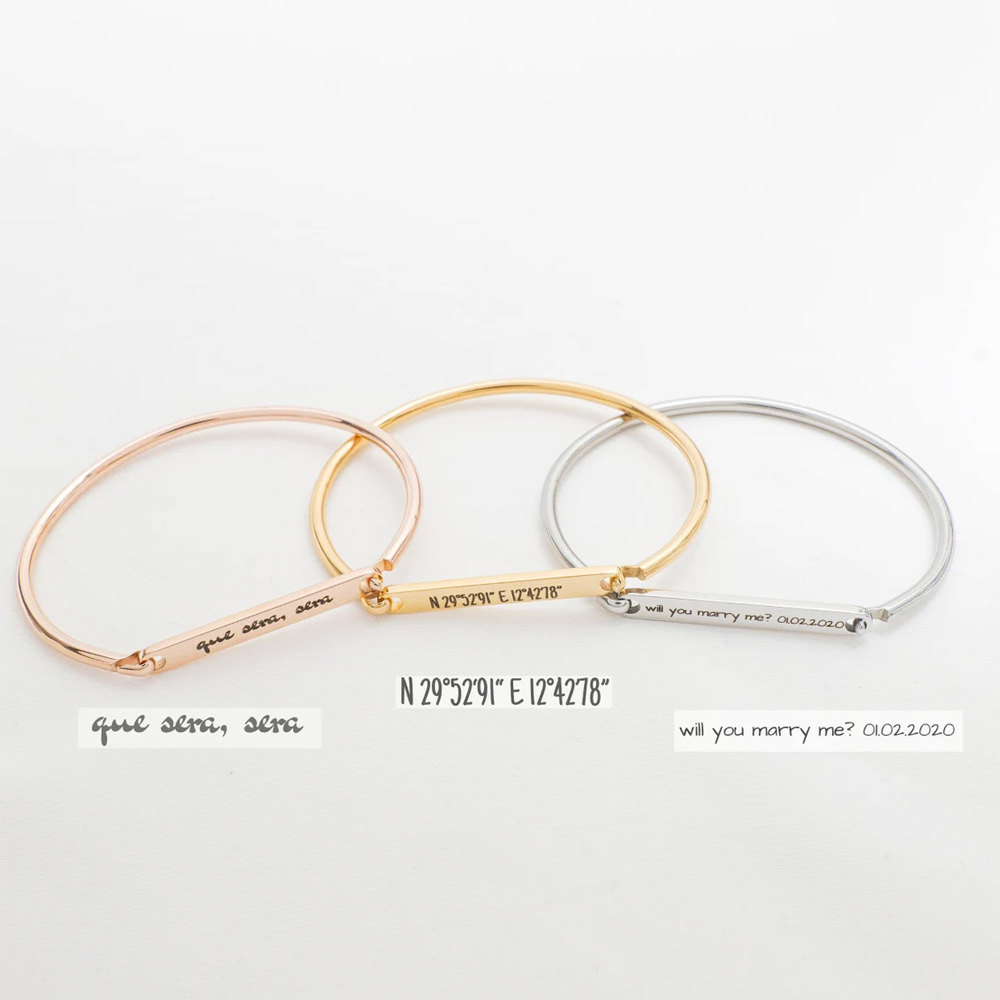 Haiyufly-pulsera de herradura  - Coordinates Bracelet reseña y precio
