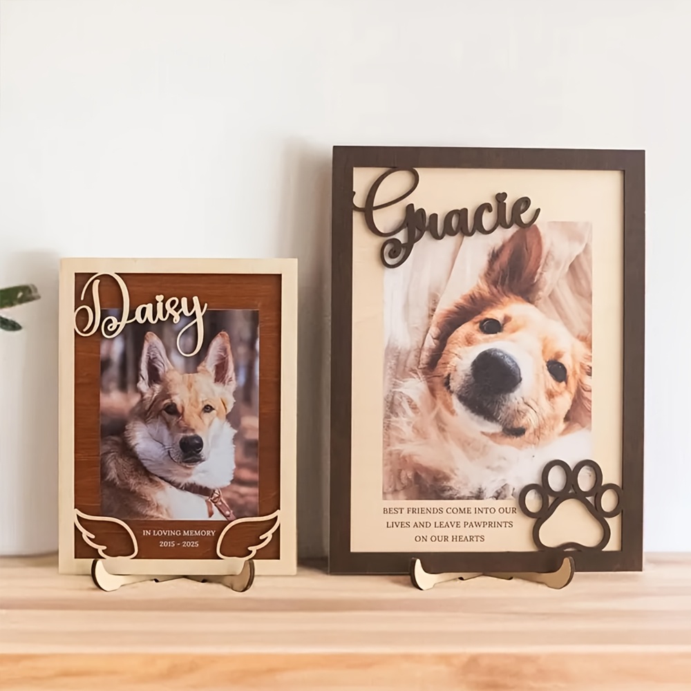 Marco de Fotos Personalizado d - Pet Portrait Custom reseña y precio