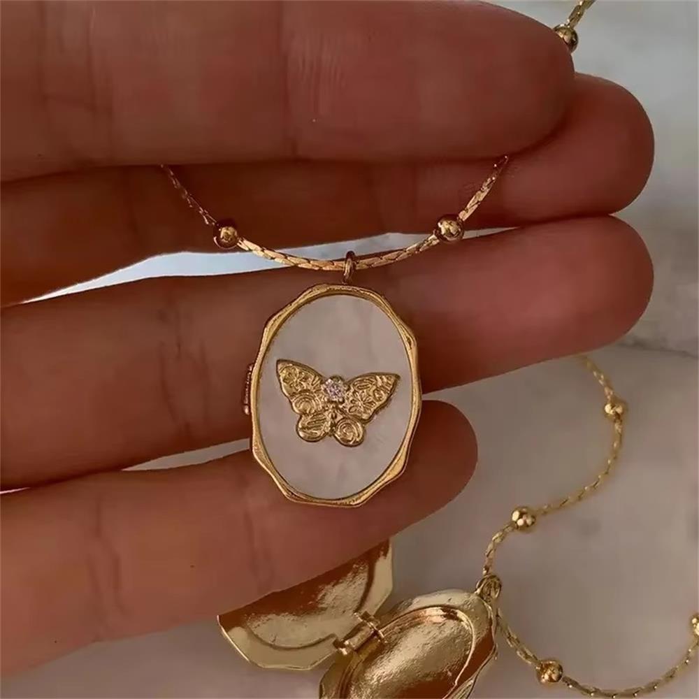 Collar con colgante de álbum d - Birth Flower Necklace reseña y precio