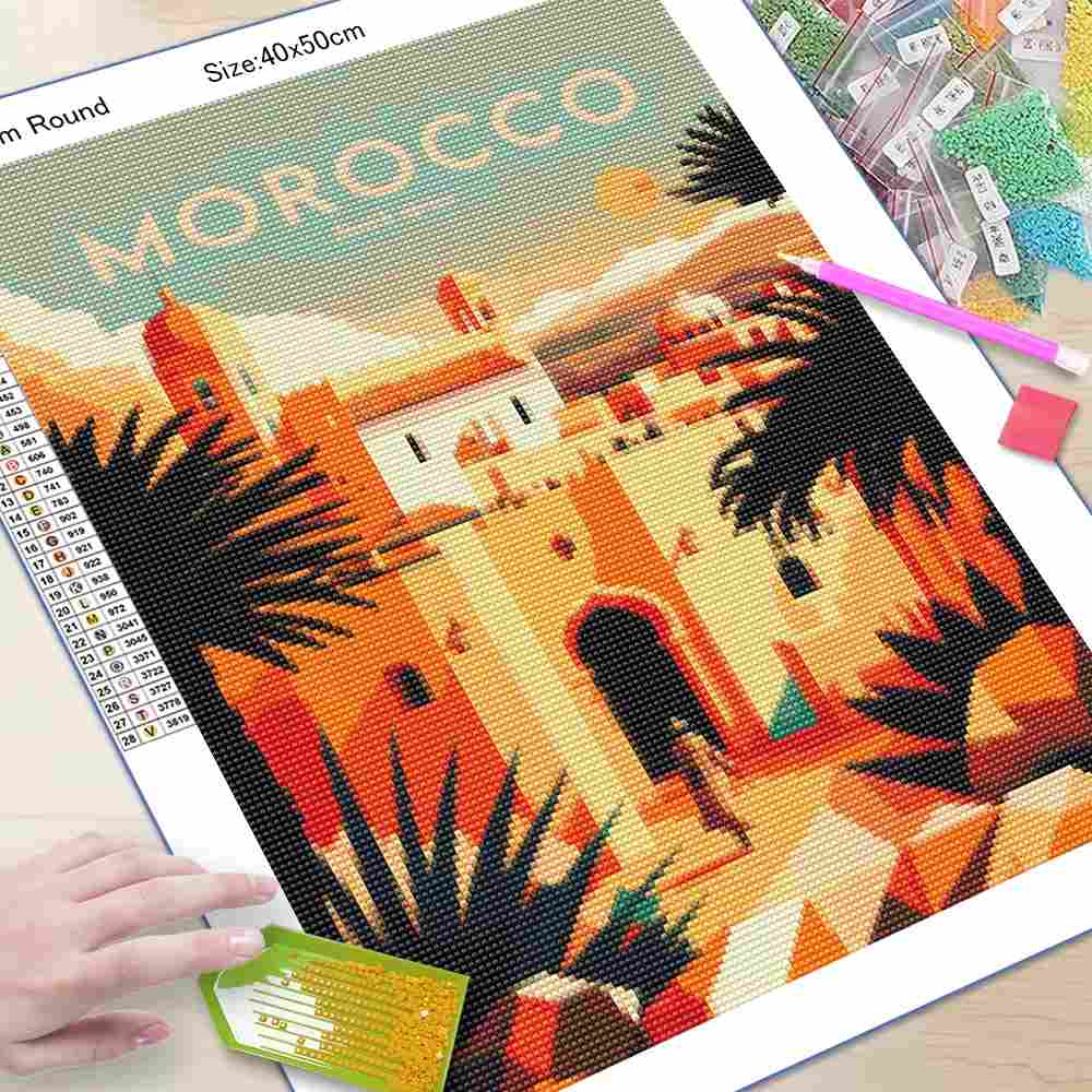 Pintura de diamantes VIVID GEM - Photo Mosaic Print reseña y precio