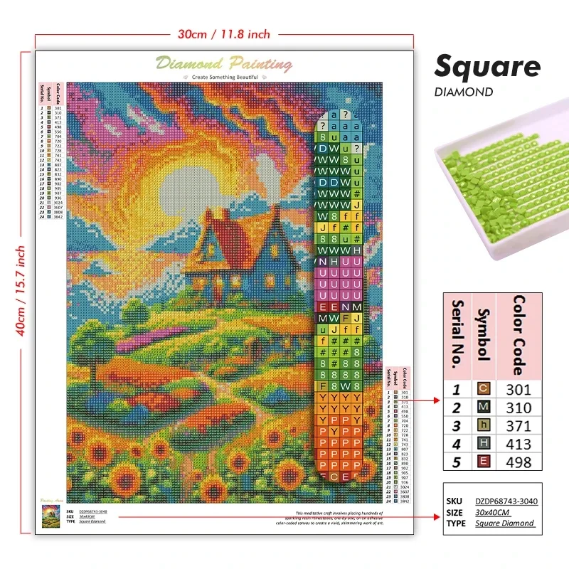 Pintura de Diamantes 5D DIY co - Photo Mosaic Print reseña y precio