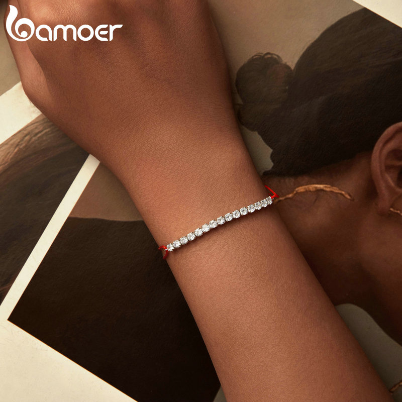 BAMOER-pulsera de plata de ley - Coordinates Bracelet reseña y precio
