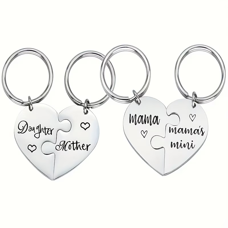 Llavero de Corazón con Texto P - Initial Ring Custom reseña y precio