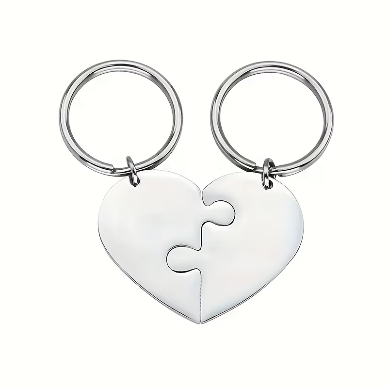 Llavero de Corazón con Texto P - Initial Ring Custom reseña y precio