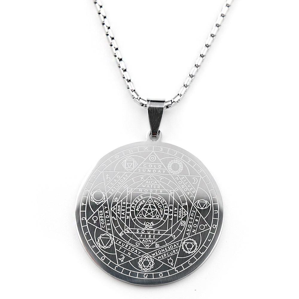 Collar con colgante de acero i - Birth Flower Necklace reseña y precio