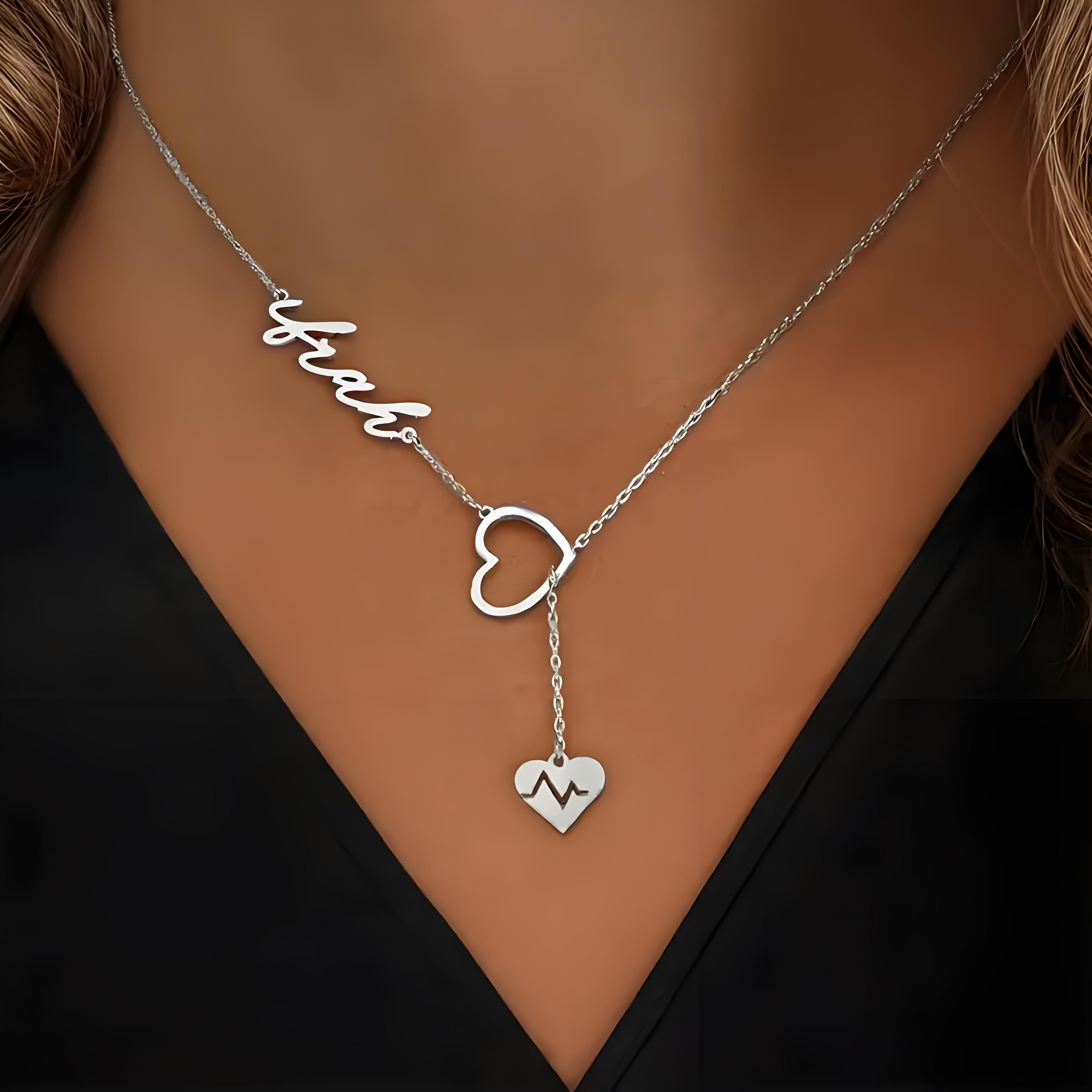 Collar personalizado con nombr - Birth Flower Necklace reseña y precio